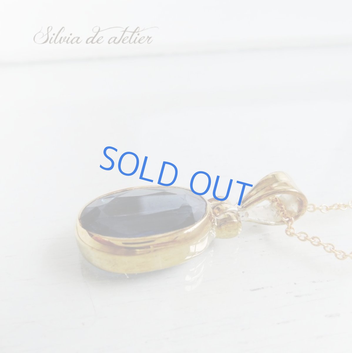 画像3: 【限定1・C】宝石質 大粒 チベット産カイヤナイト オーバル型 14kgf50cmネックレス (3)