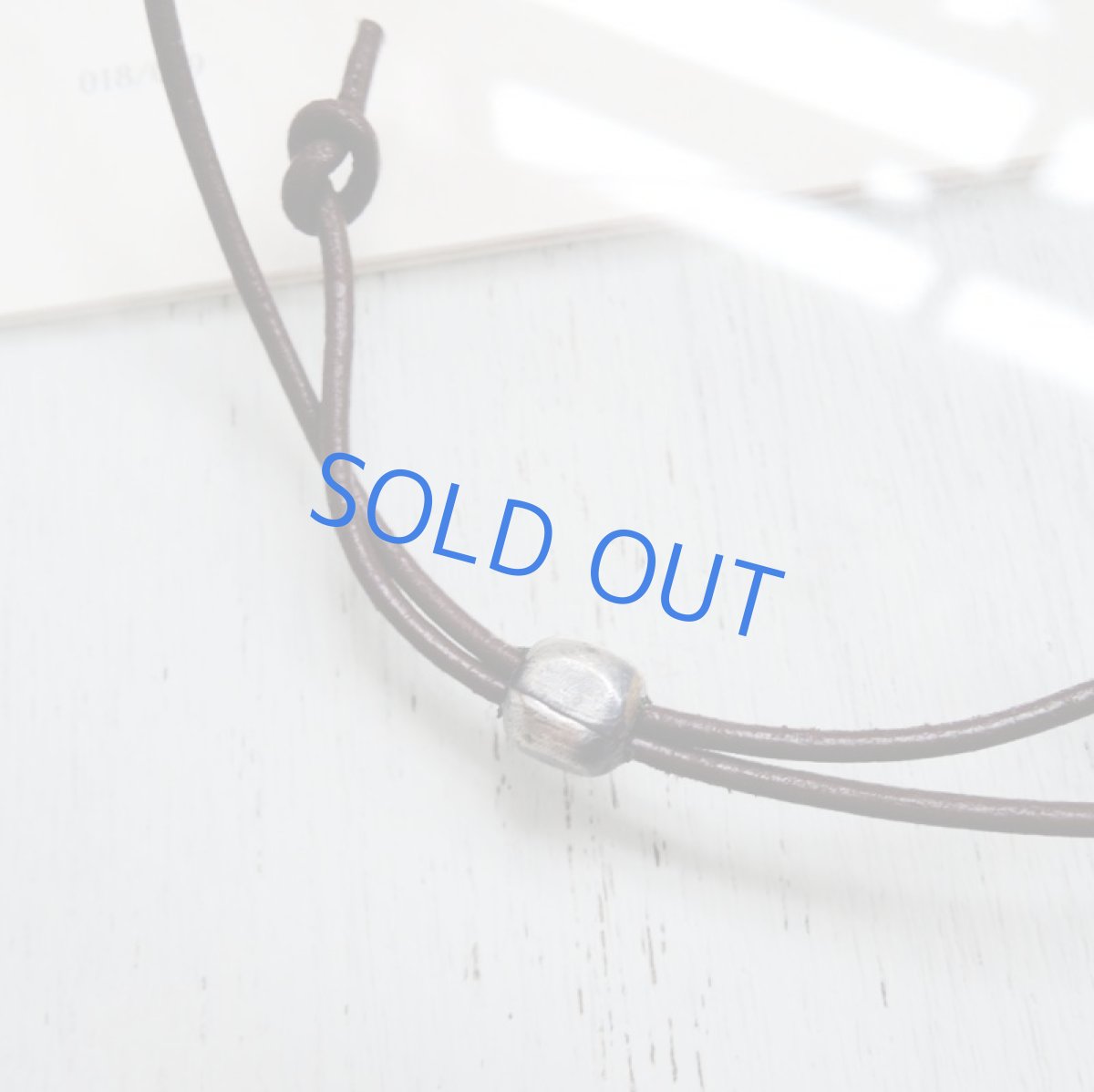 画像5: 【限定1・扇】カレンシルバー　チャーム　牛革コードネックレス (5)