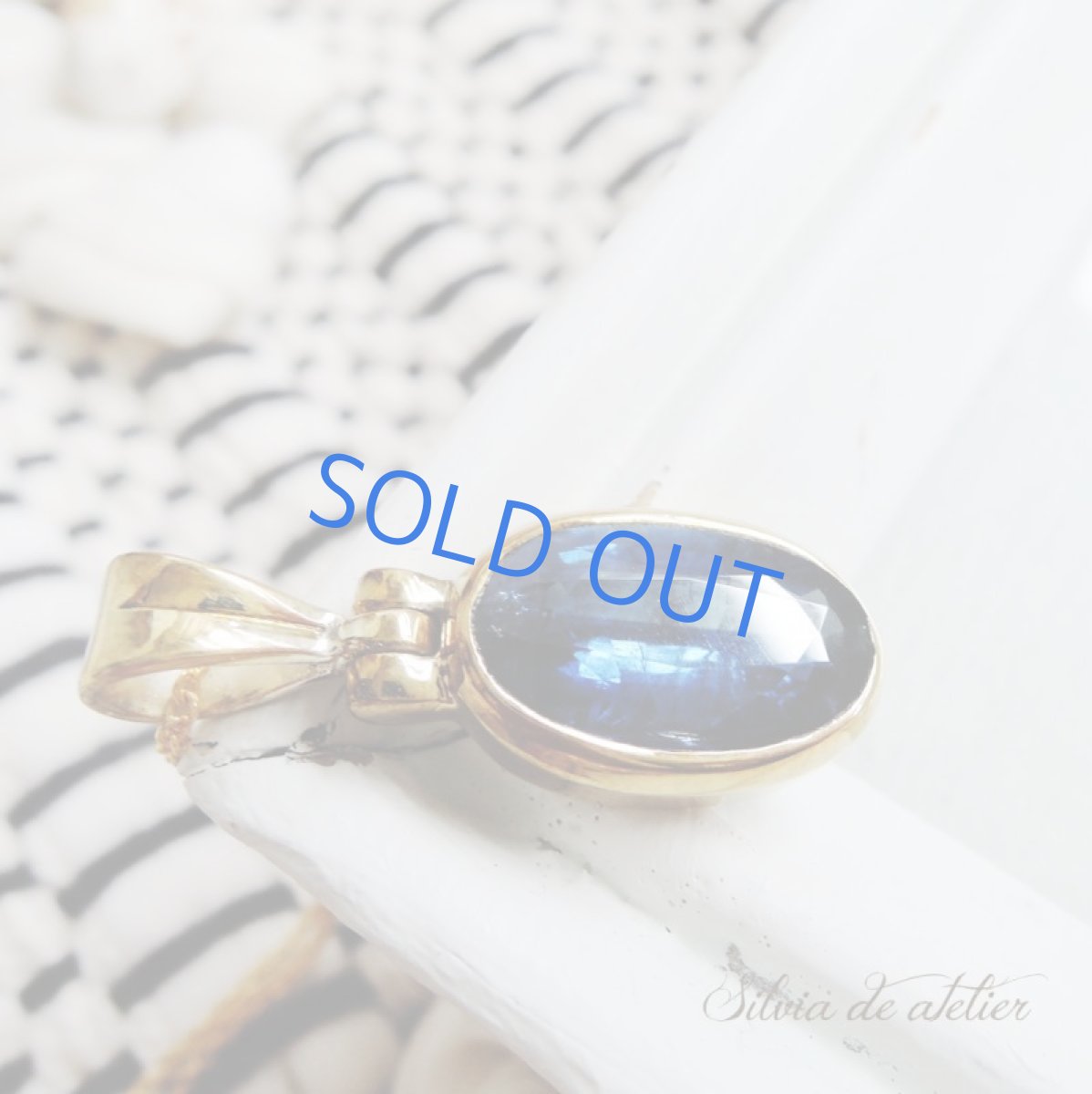 画像6: 【限定1・C】宝石質 大粒 チベット産カイヤナイト オーバル型 14kgf50cmネックレス (6)