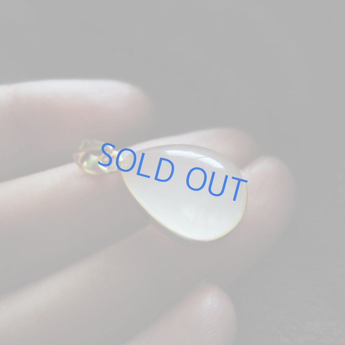 画像5: 【1点もの・F】AAA ロイヤルブルームーンストーン(ペリステライト)細長 カボション 14kgfデザインネックレス50cm (5)