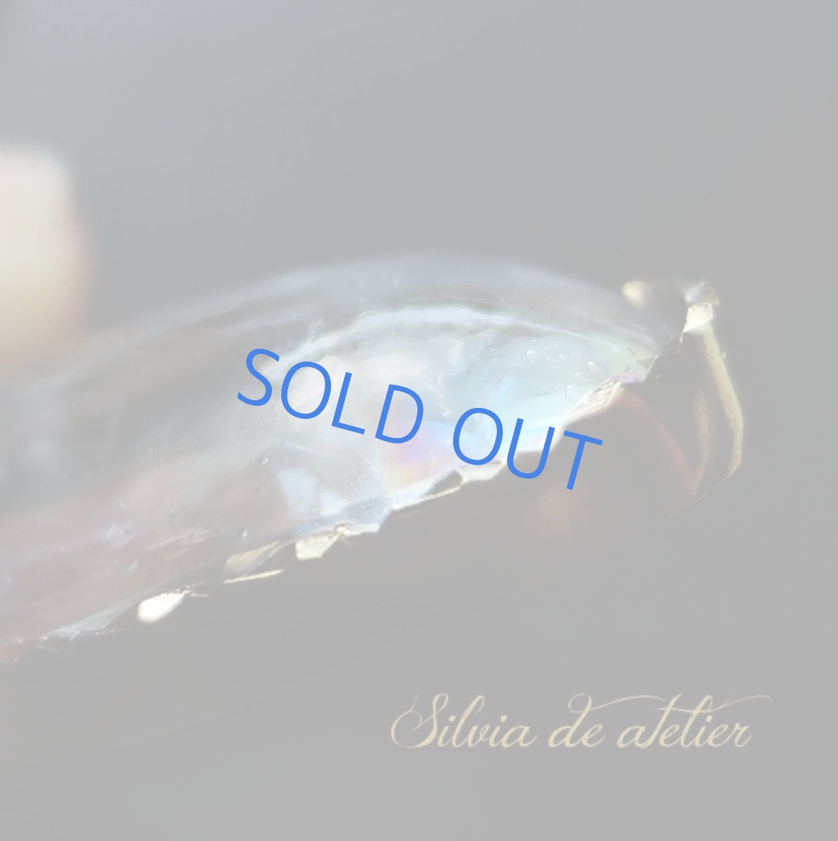 画像4: 【1点もの・D】レアストーン♪ 水入り水晶 レインボー入り 牛革コードネックレス 80cm (4)