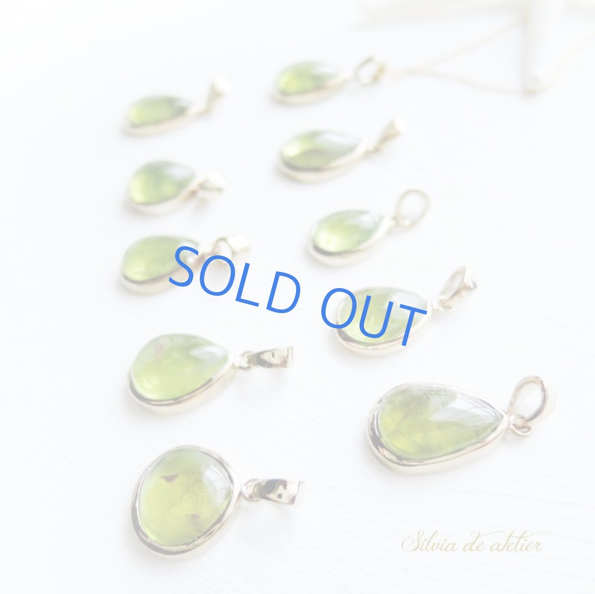 画像6: 【残りGのみ・訳あり】大粒 ペリドット フレーム 14kgfデザインネックレス約40cm (6)