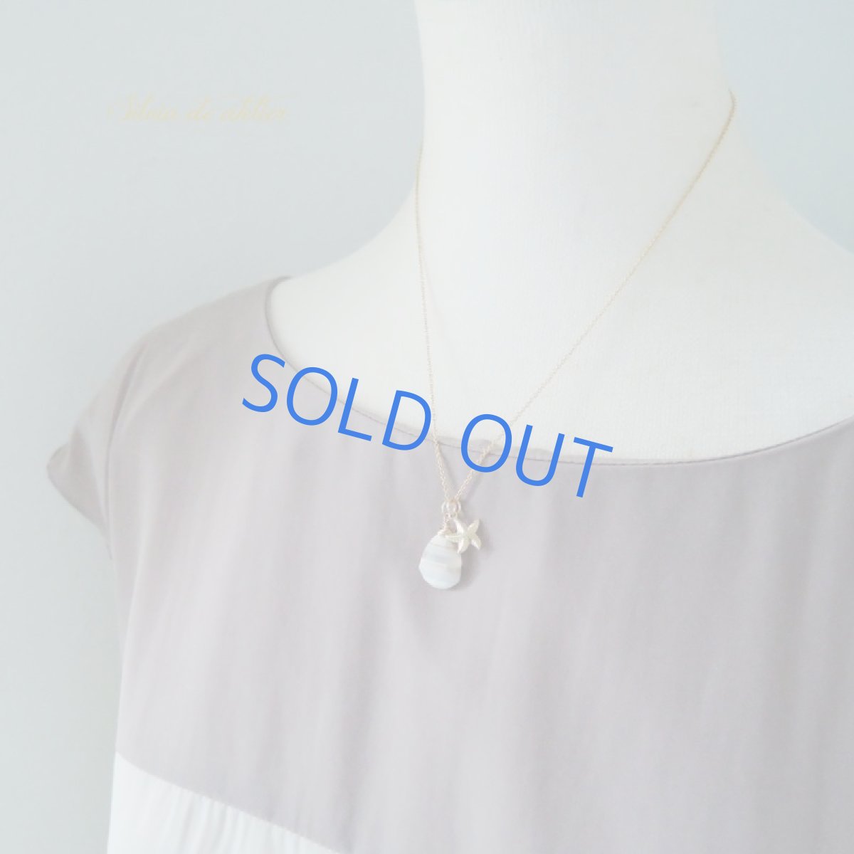 画像8: レアストーン♪ ペルー産 ホワイトストライプオパール 14kgfネックレス約40cm (8)