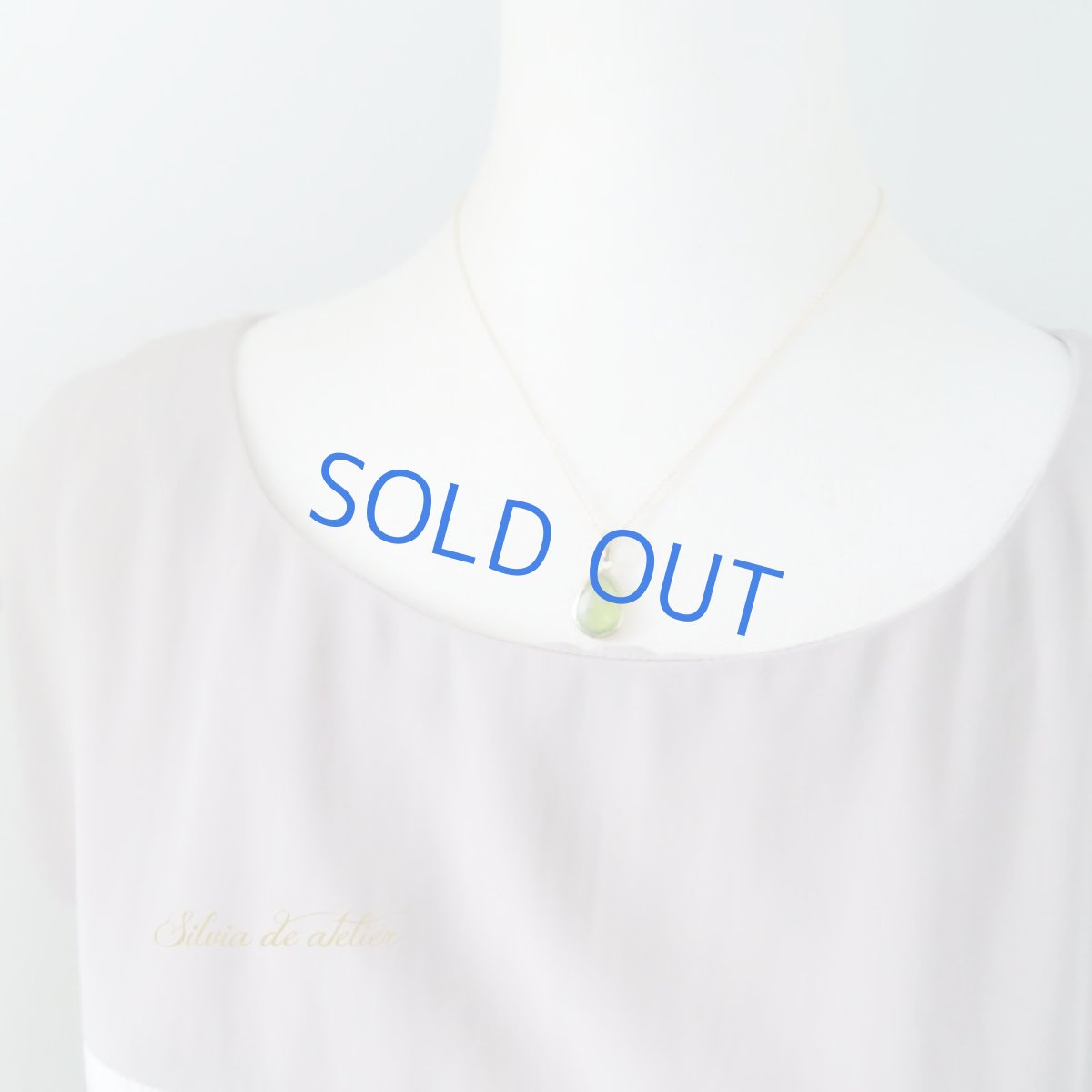 画像8: 【残りGのみ・訳あり】大粒 ペリドット フレーム 14kgfデザインネックレス約40cm (8)