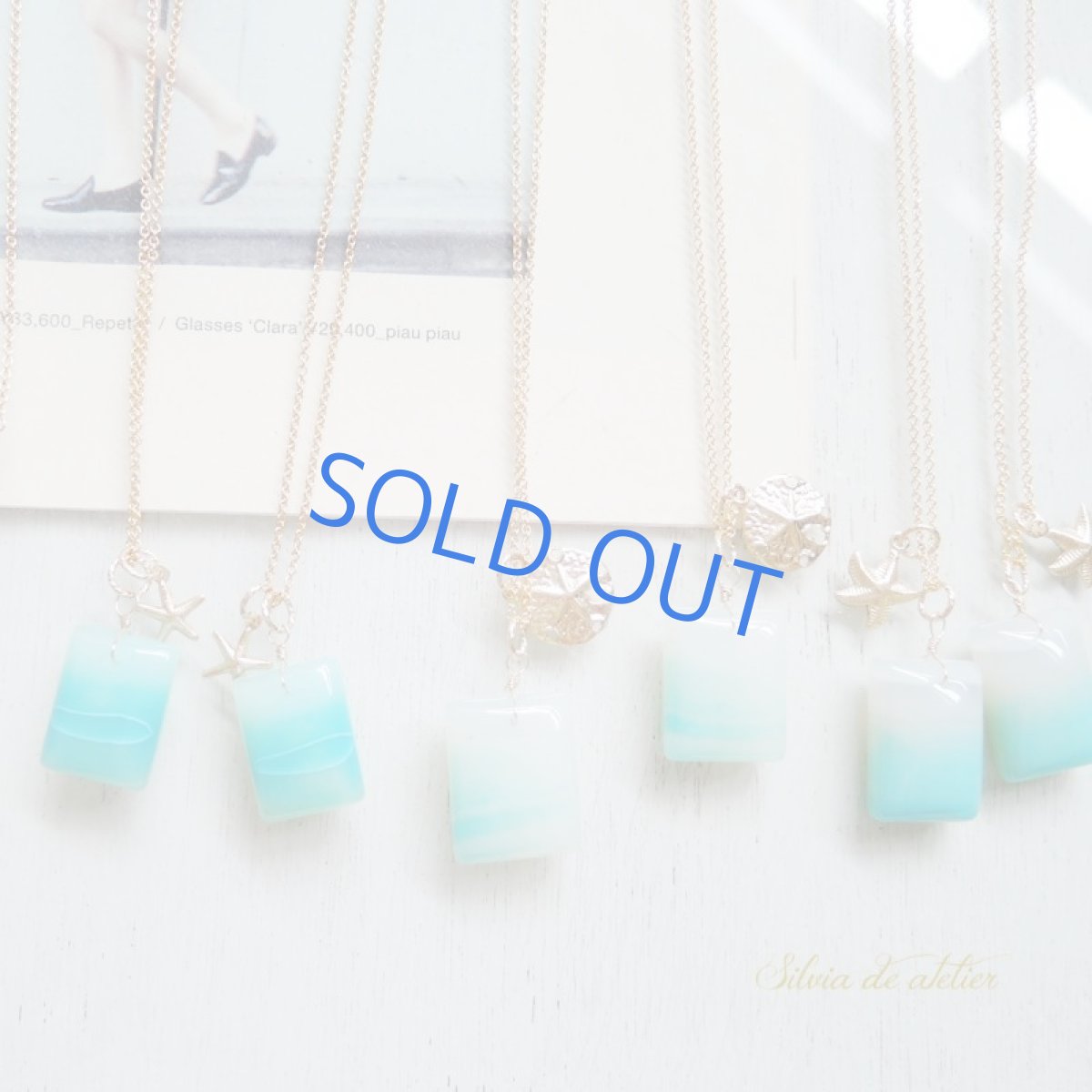 画像6: 【海と風のある風景A】ボツワナアゲート レクタングル 14kgfネックレス (6)