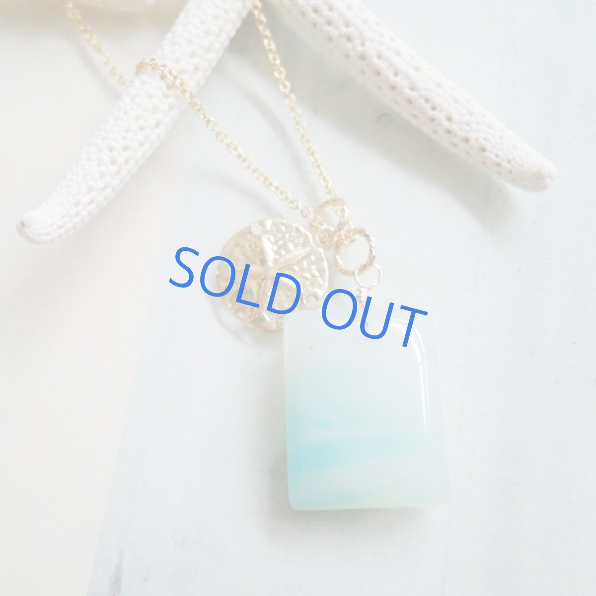 画像4: 【海と風のある風景B】ボツワナアゲート レクタングル 14kgfネックレス (4)