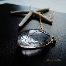 画像2: 【1点もの・A】超大粒　アイリスクォーツ(レインボークォーツ）　ペンダントネックレス (2)