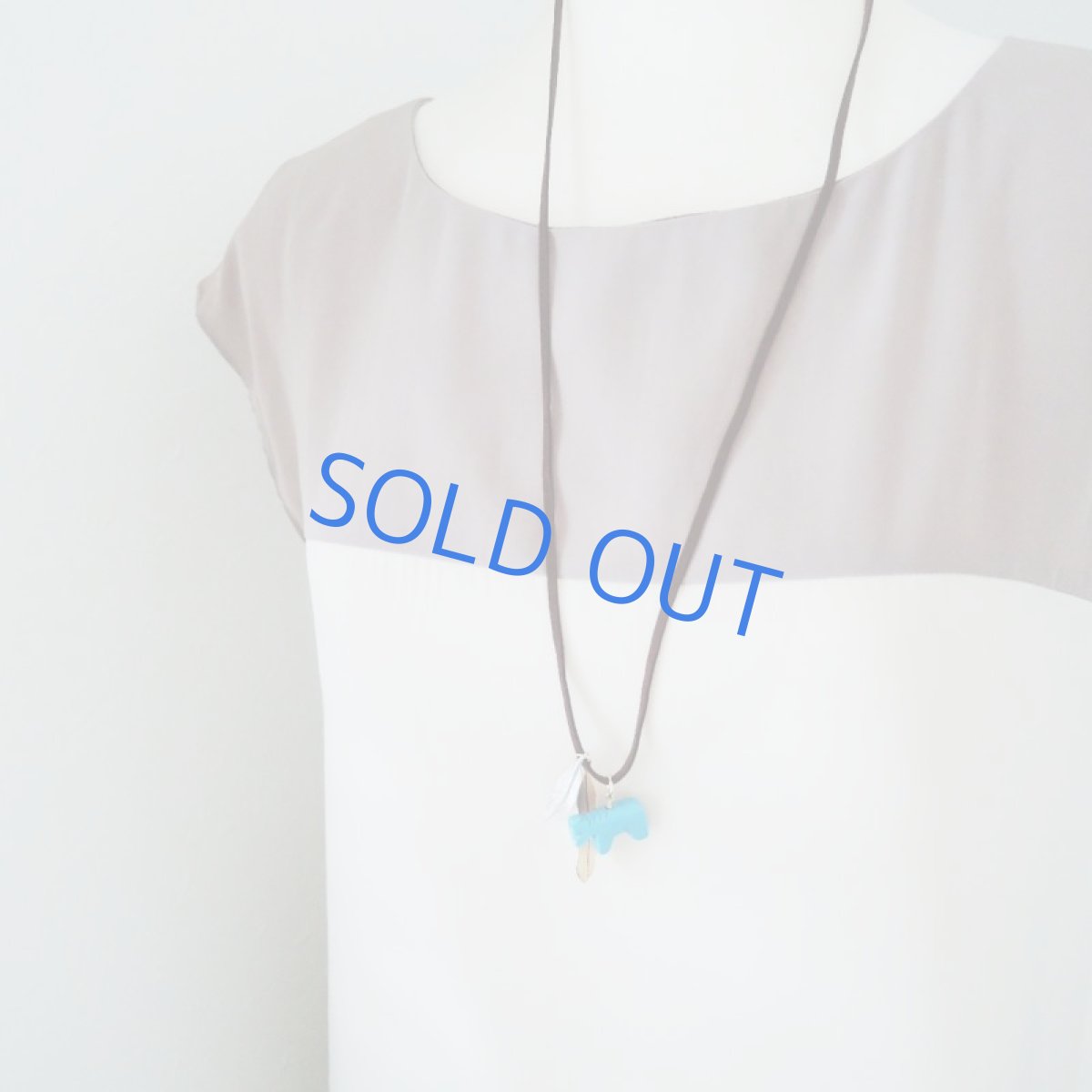 画像7: 【残り1】Thank you♪11st マグネサイトターコイズ ホース お守り ペンダントネックレス (7)