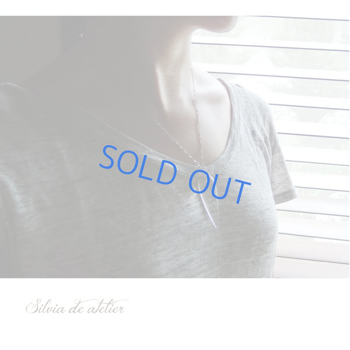 画像7: 【1点もの】レア!ガネーシュヒマラヤ産 ヒマラヤクリスタル 大粒 ロジウムネックレス (7)