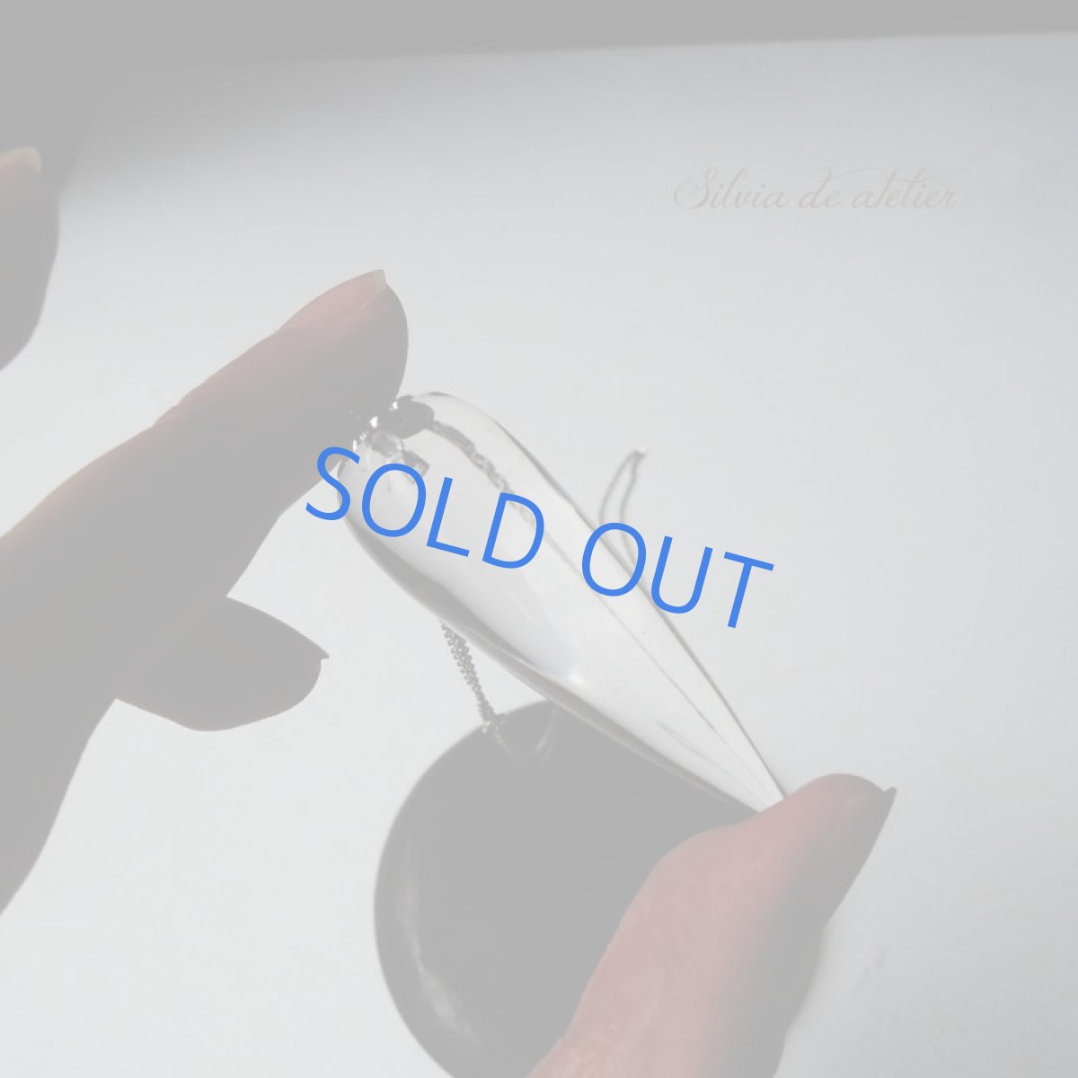 画像3: 【1点もの】レア!ガネーシュヒマラヤ産 ヒマラヤクリスタル 大粒 ロジウムネックレス (3)