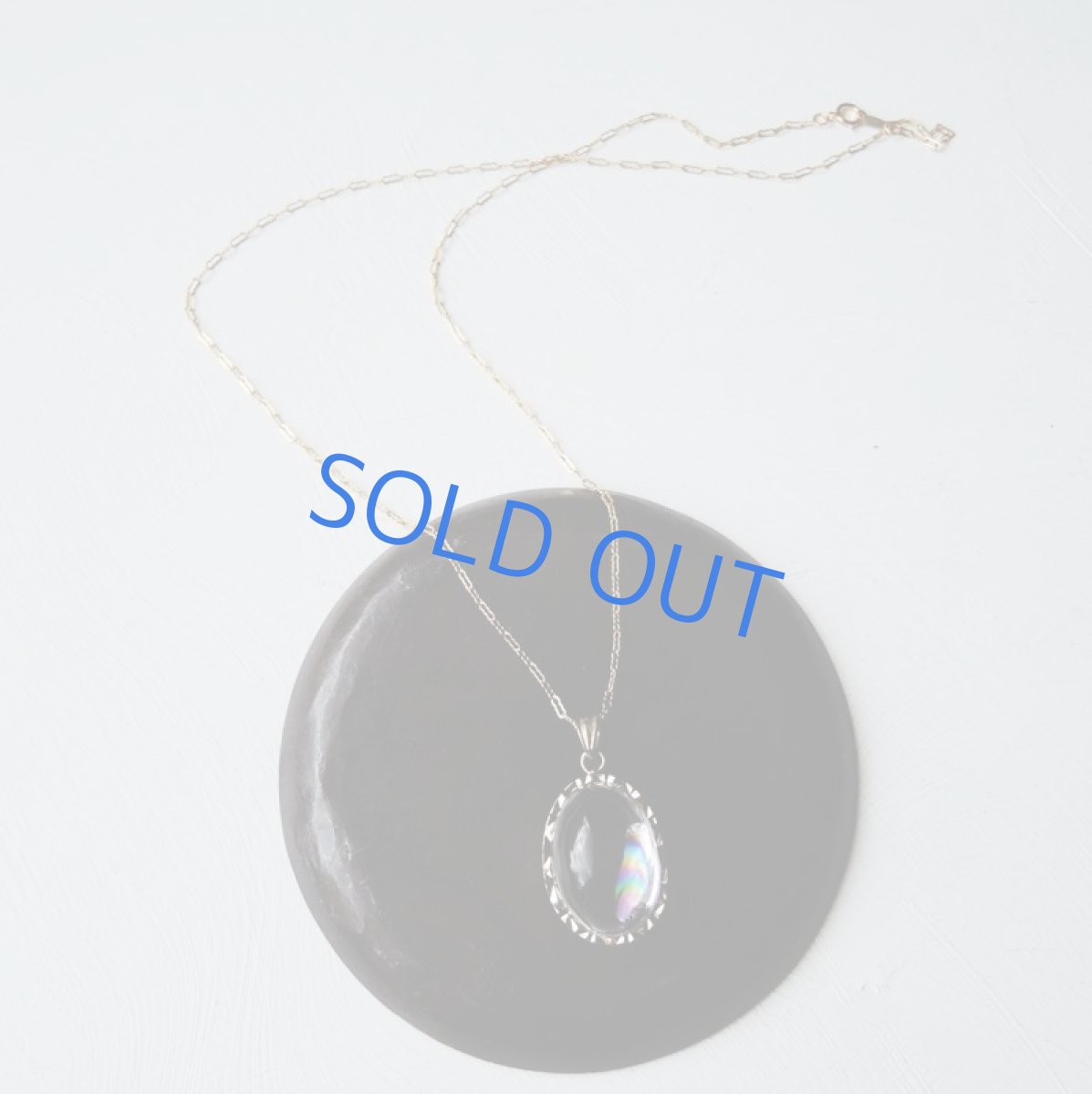 画像3: 【1点もの・Cオーバル】レア!アイリスクォーツ(レインボークォーツ) 約50cm14kgfネックレス (3)