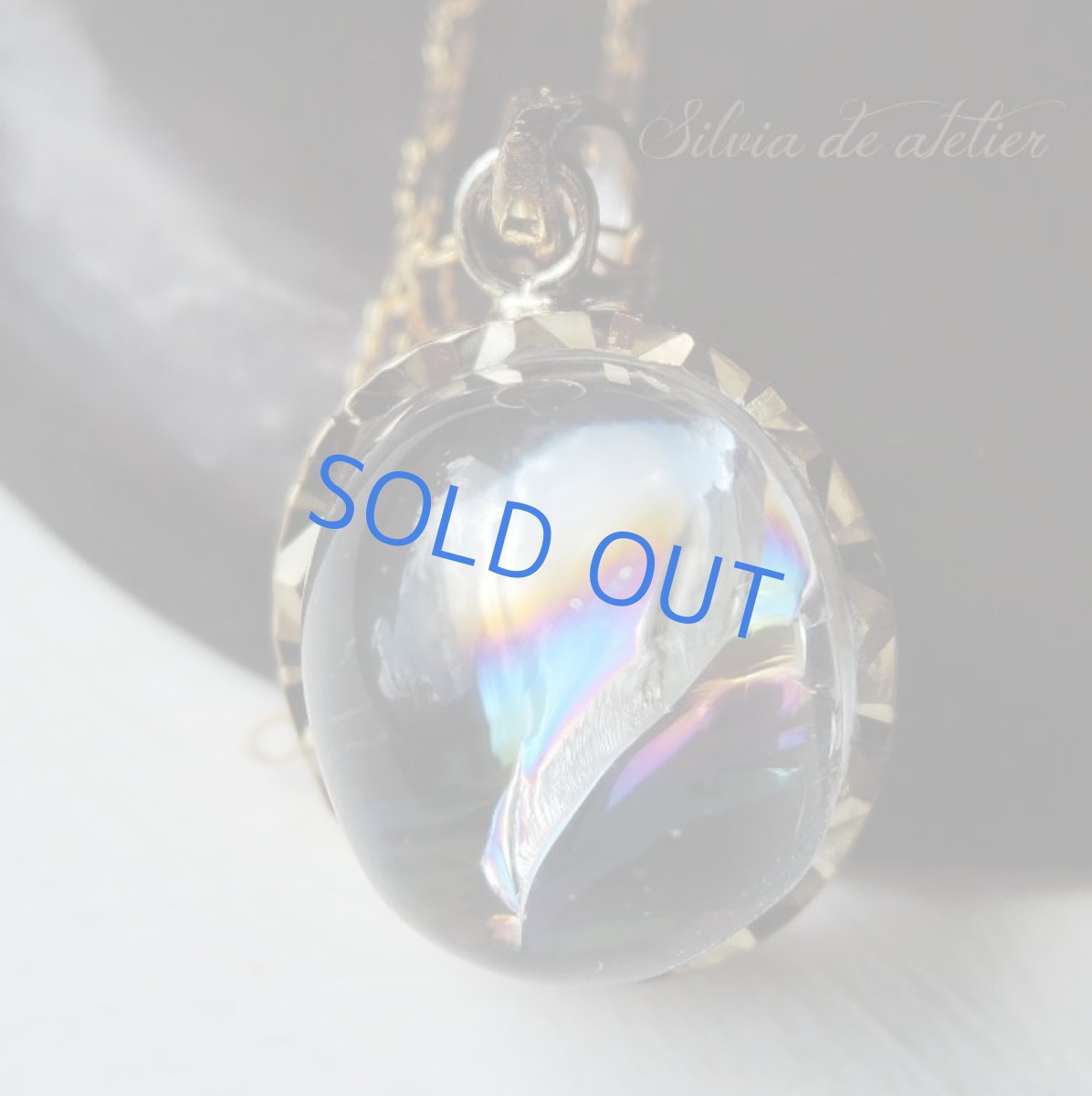 画像5: 【1点もの・A】レア!アイリスクォーツ(レインボークォーツ) 約50cm14kgfネックレス (5)