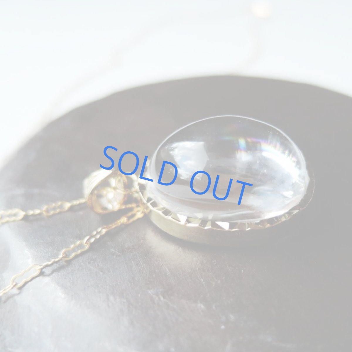 画像5: 【1点もの・Cオーバル】レア!アイリスクォーツ(レインボークォーツ) 約50cm14kgfネックレス (5)