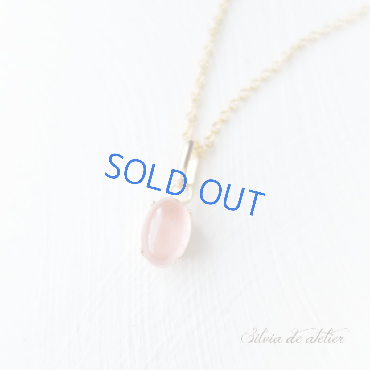 画像5: 【1点もの】レア!北海道産 宝石質インカローズ 18Kフレーム 14kgfネックレス (5)