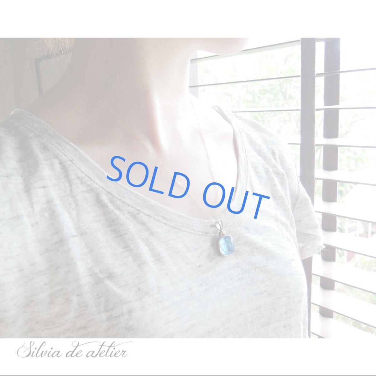 画像9: 【1点もの・B】レア!大粒 スイスブルートパーズ 約50cm14kgfネックレス (9)