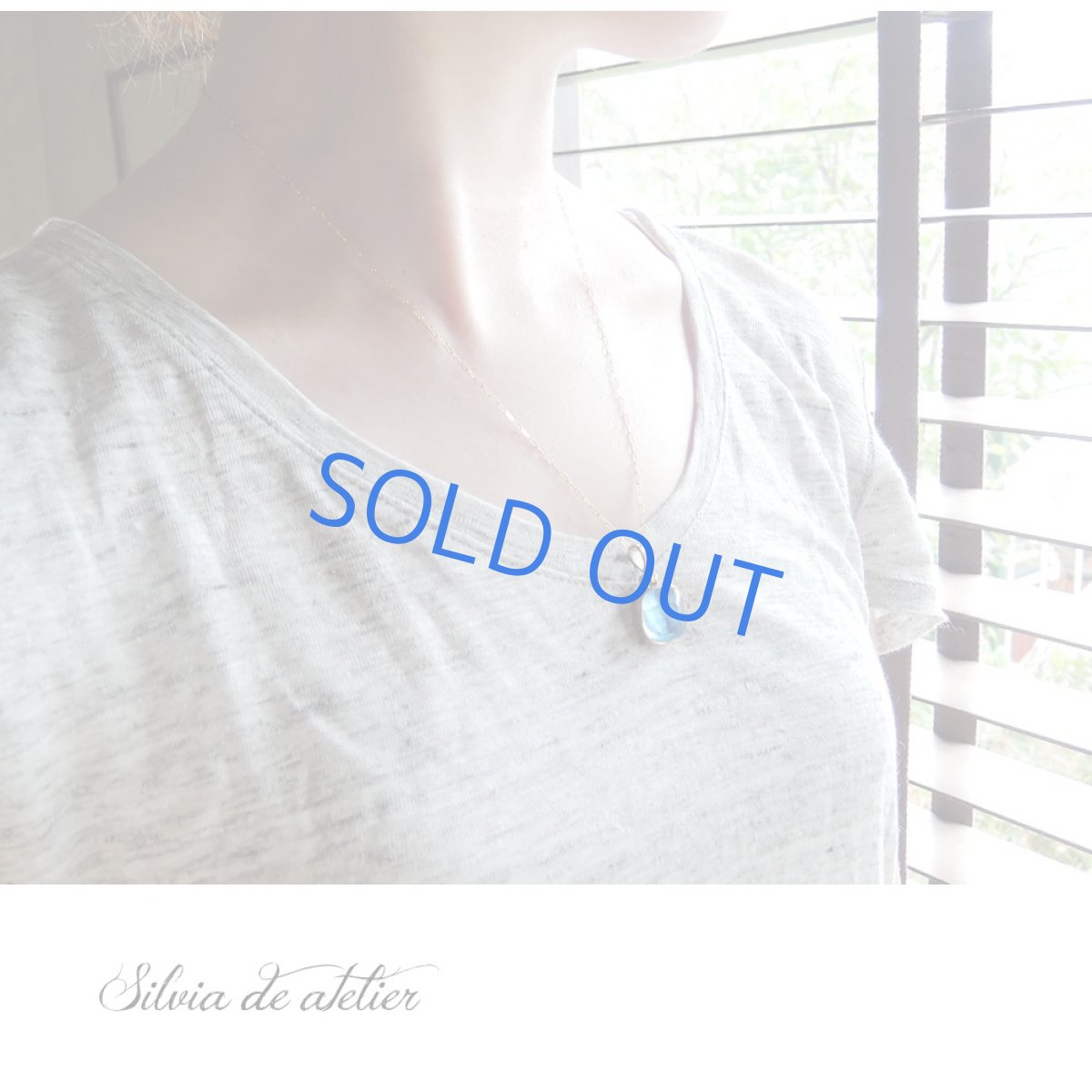 画像9: 【1点もの・C】レア!大粒 スイスブルートパーズ 約50cm14kgfネックレス (9)