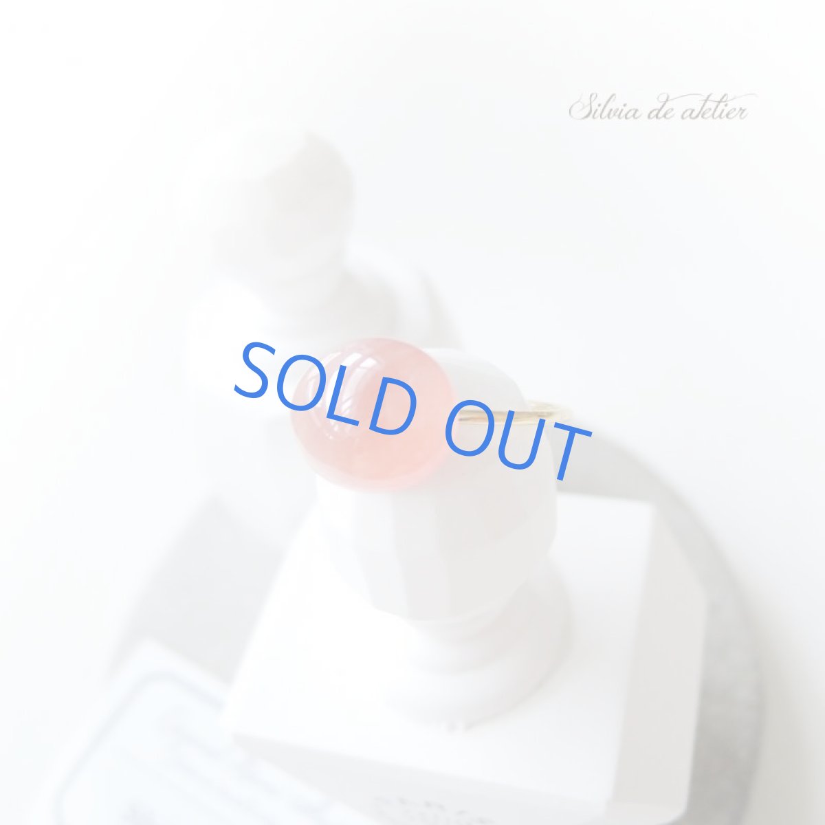 画像5: ＜在庫僅少・縞なし＞14KGF　リング　アルゼンチン産インカローズ　オーバル (5)