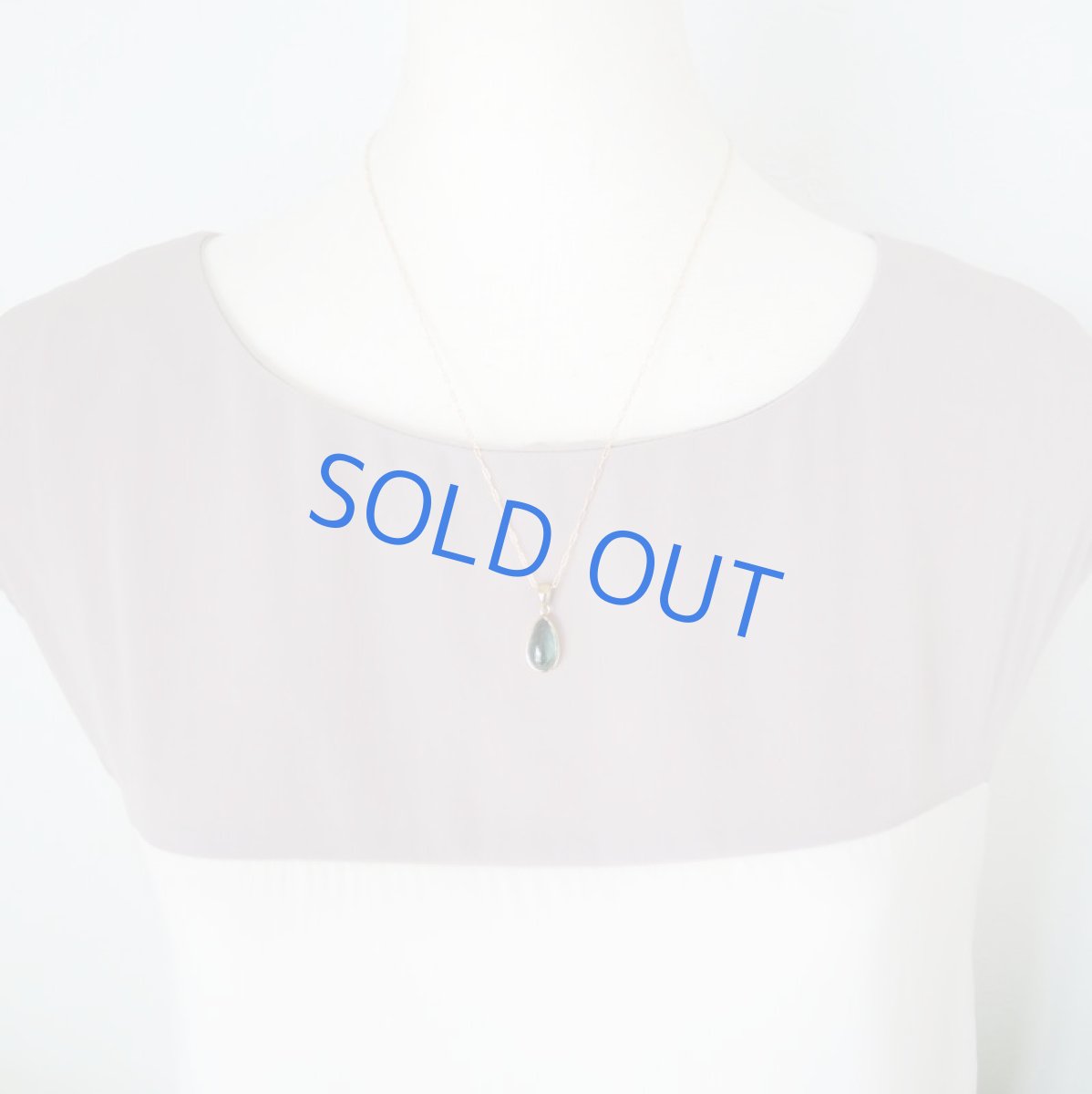 画像7: 【1点もの・A】希少!ブラジル産 ブルーグリーントルマリン ほっそり滴型 約50cm14kgfネックレス (7)