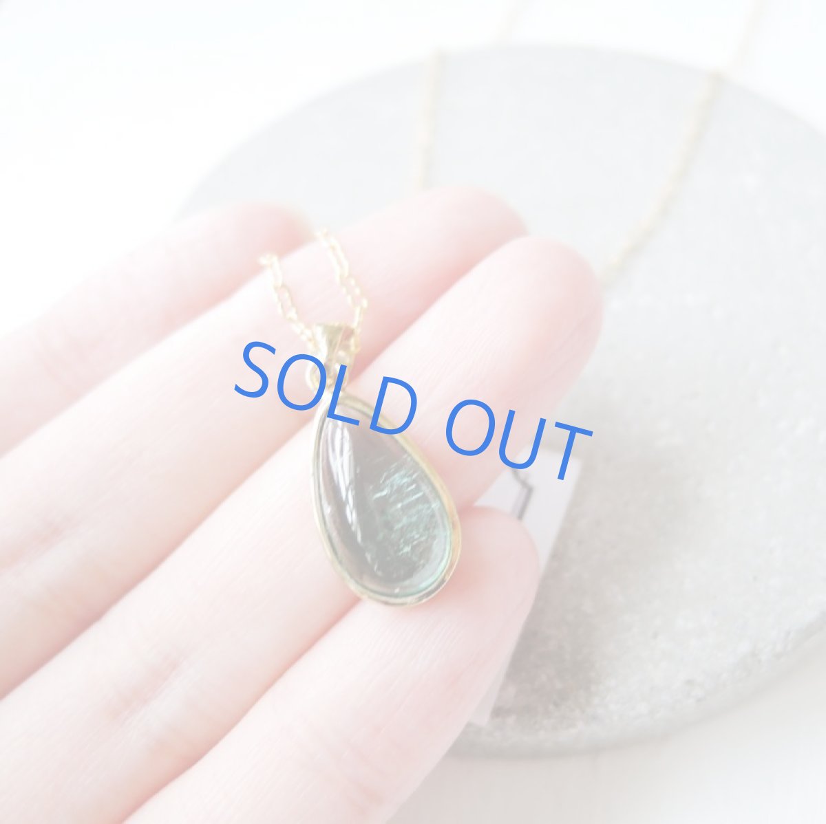 画像3: 【1点もの・A】希少!ブラジル産 ブルーグリーントルマリン ほっそり滴型 約50cm14kgfネックレス (3)