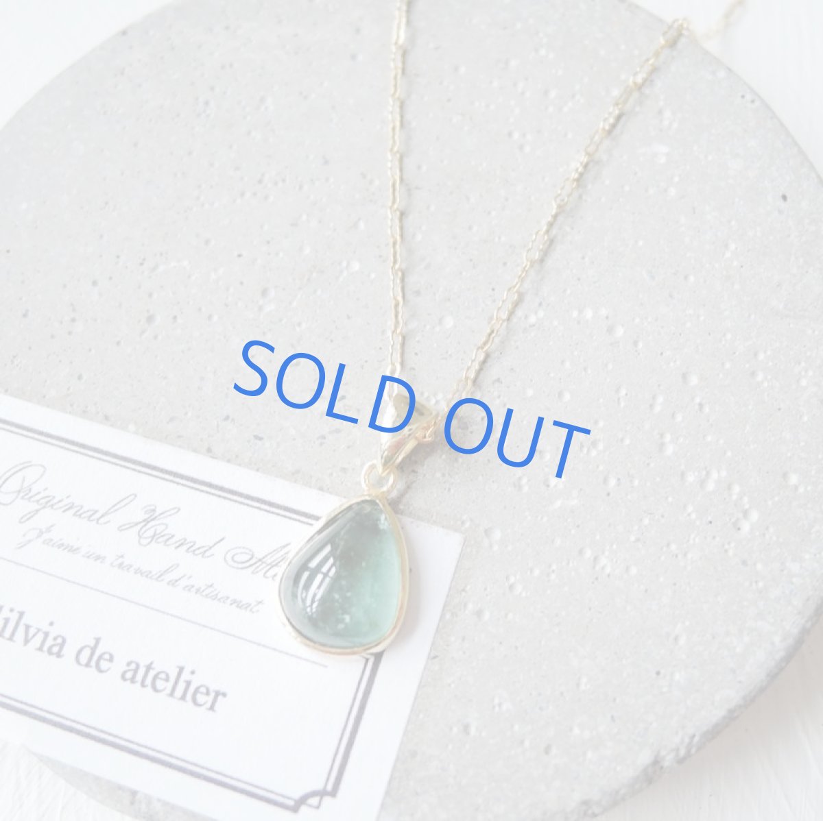 画像5: 【1点もの・B】希少!ブラジル産 ブルーグリーントルマリン ぽってり滴型 約50cm14kgfネックレス (5)