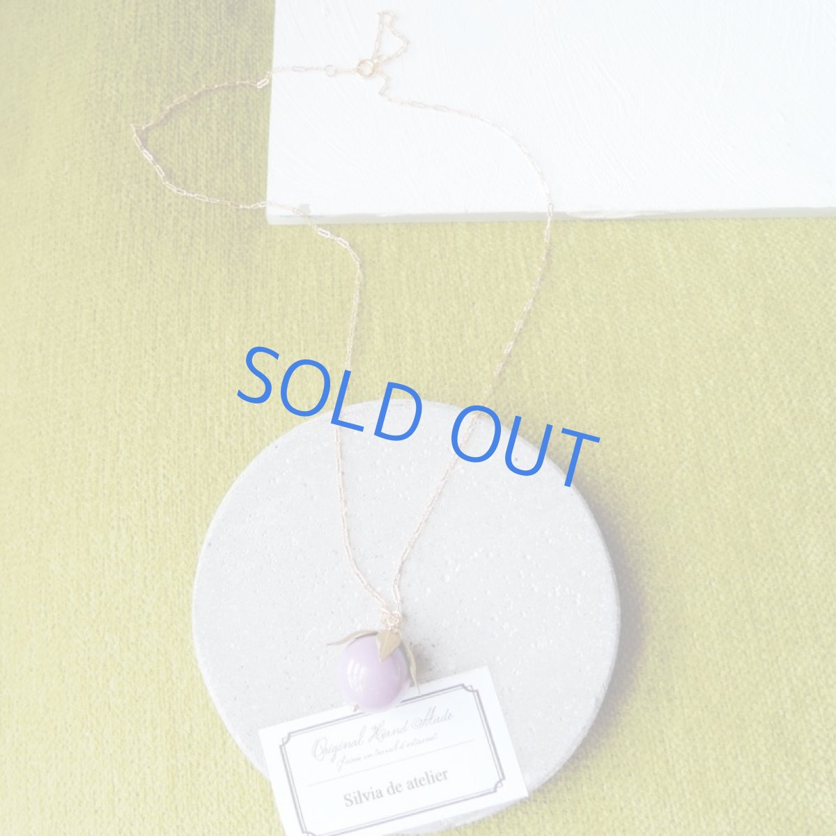 画像3: 【残り１】木の実　AAA　フォスフォシデライト　大粒丸玉　フロントデザイン14kgfネックレス50cm (3)