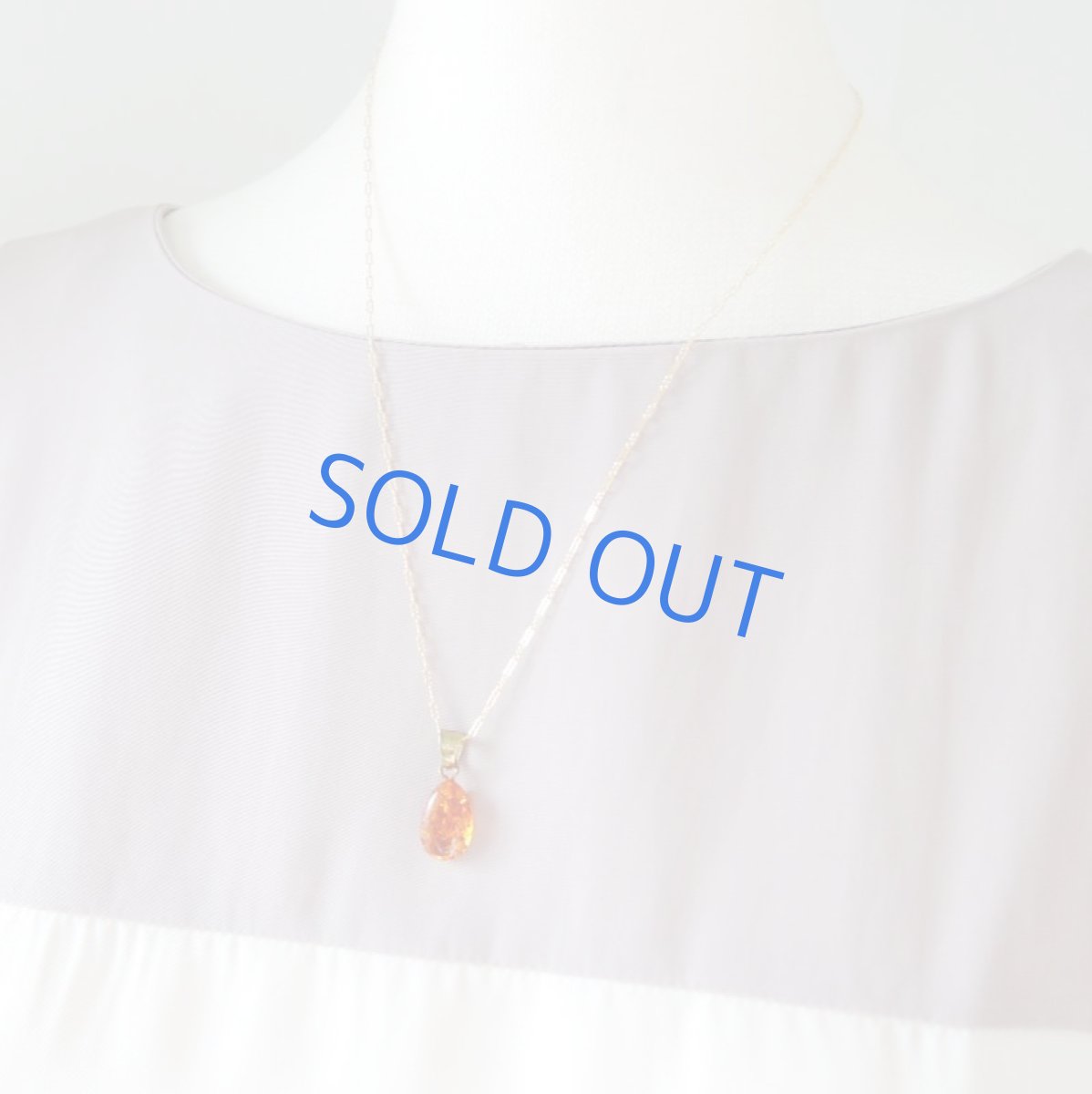 画像8: 【残り1】AAAA バルティックアンバー(琥珀) タンブル デザインチェーン14kgf約50cmネックレス (8)