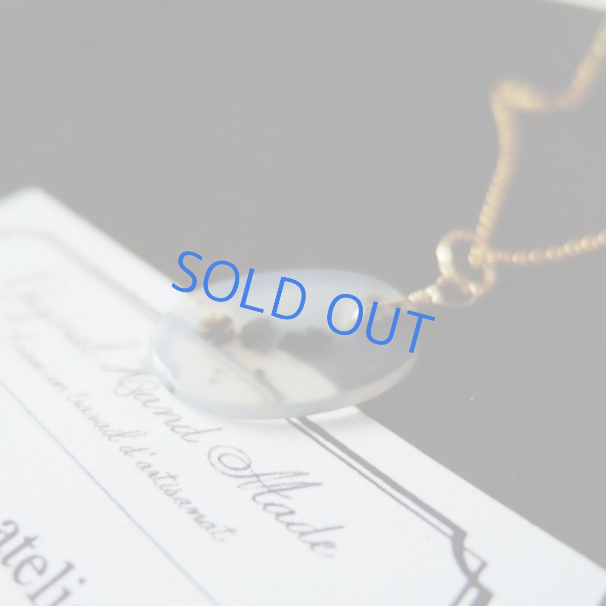 画像5: 【1点もの・Fオーバルモノトーン】デンドリティックアゲート 14kgf約40cmネックレス (5)