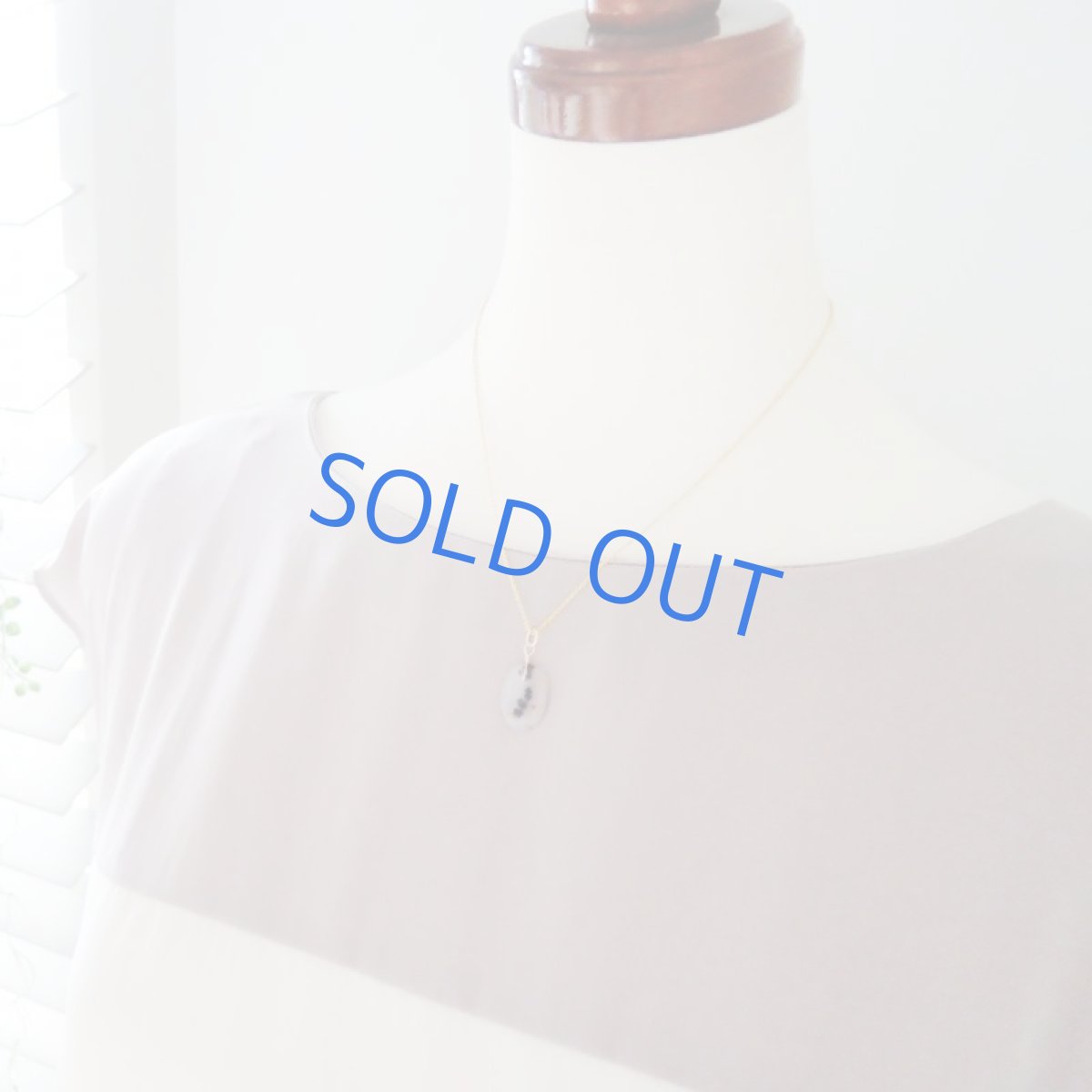 画像8: 【1点もの・Fオーバルモノトーン】デンドリティックアゲート 14kgf約40cmネックレス (8)