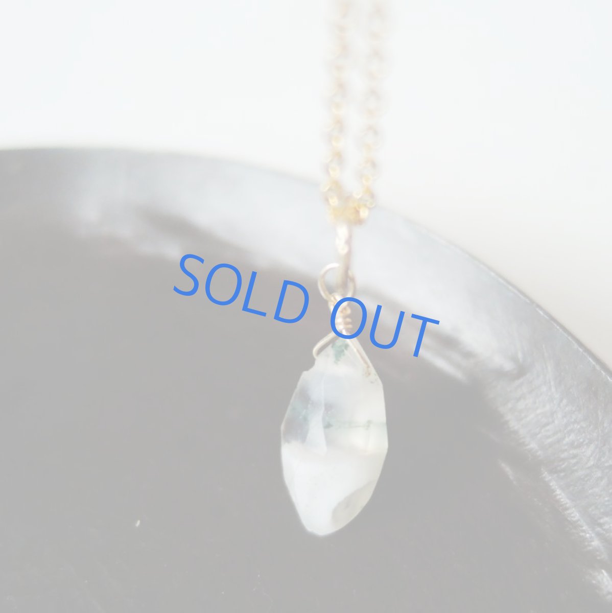 画像3: 【1点もの】ピーコッククォーツ マーキス 14kgf約40cmネックレス (3)