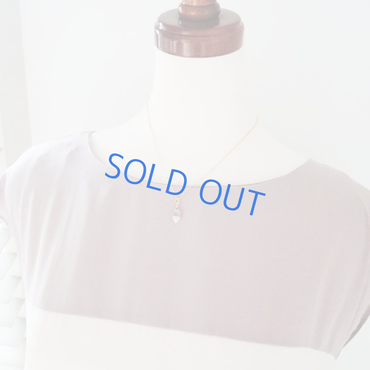 画像6: 【1点もの】ピーコッククォーツ マーキス 14kgf約40cmネックレス (6)