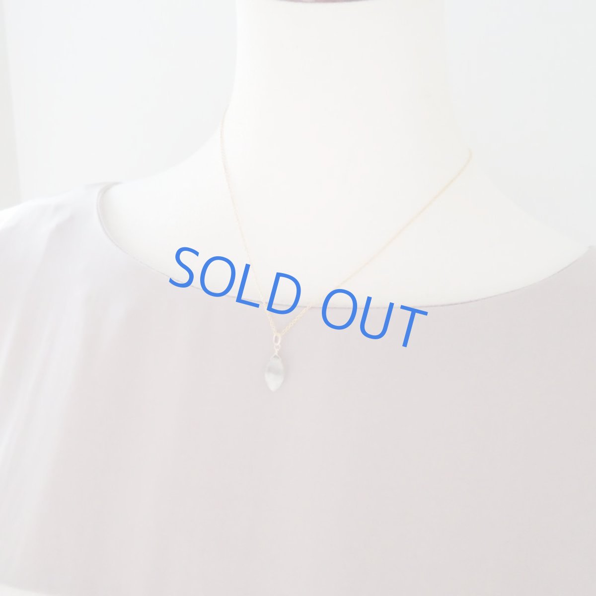 画像7: 【1点もの】ピーコッククォーツ マーキス 14kgf約40cmネックレス (7)