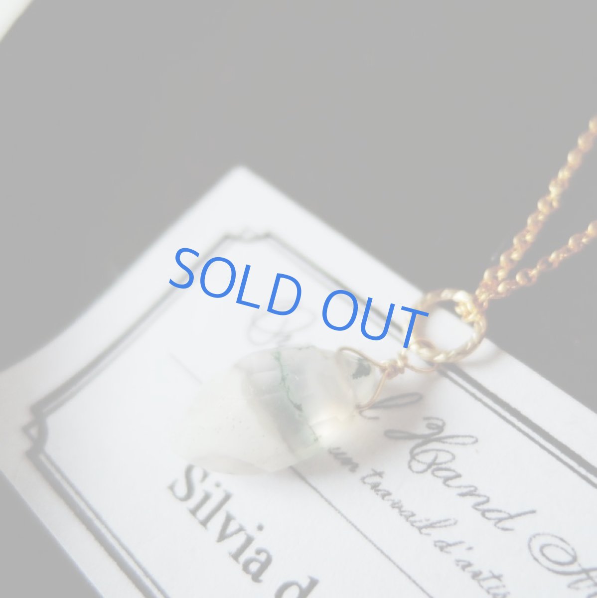 画像5: 【1点もの】ピーコッククォーツ マーキス 14kgf約40cmネックレス (5)