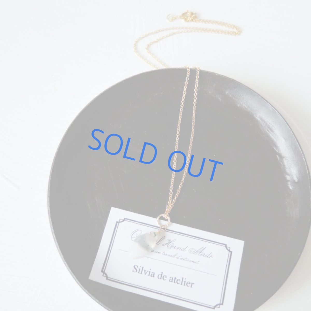 画像4: 【1点もの】ピーコッククォーツ マーキス 14kgf約40cmネックレス (4)