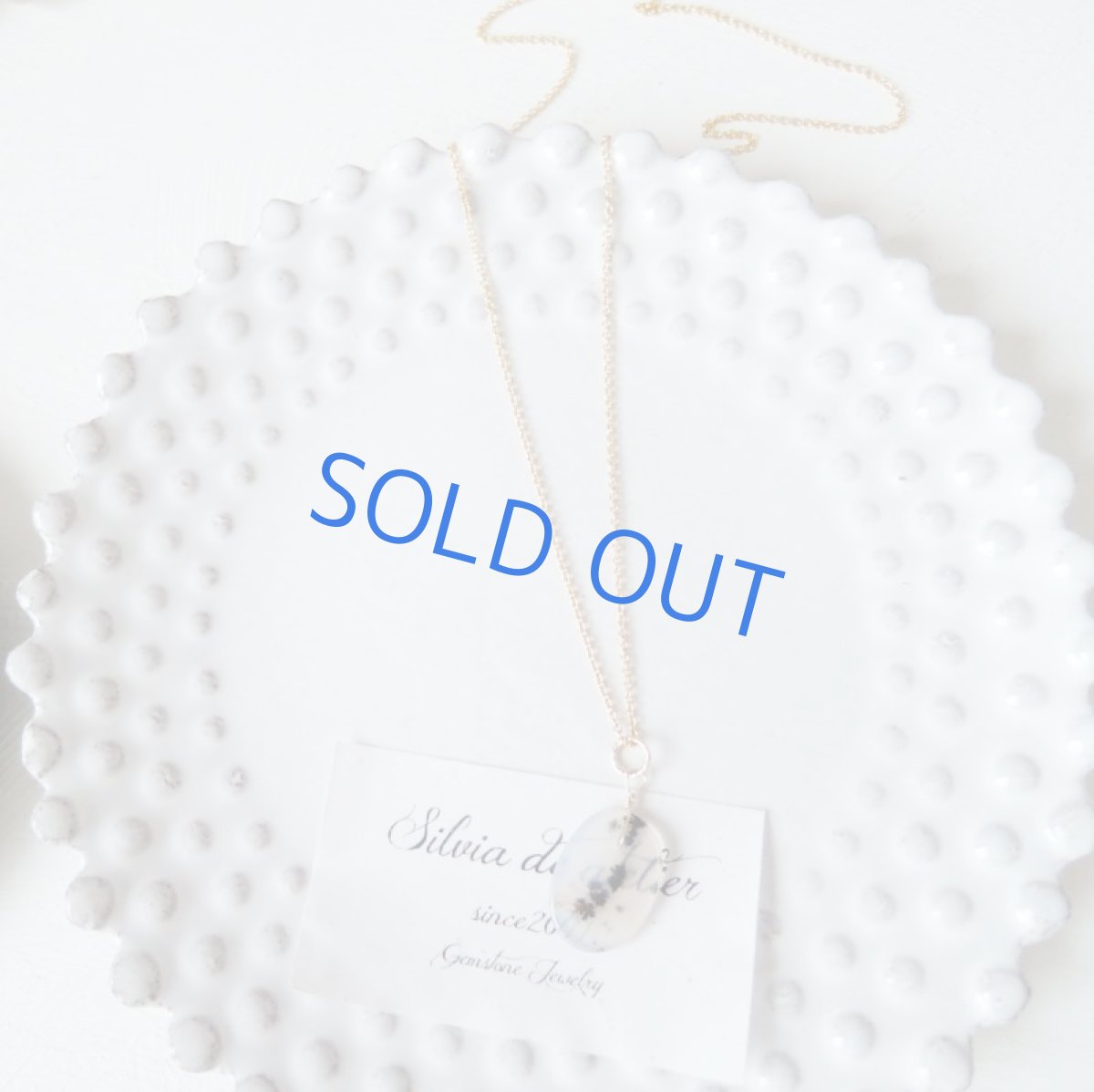 画像6: 【1点もの・Fオーバルモノトーン】デンドリティックアゲート 14kgf約40cmネックレス (6)