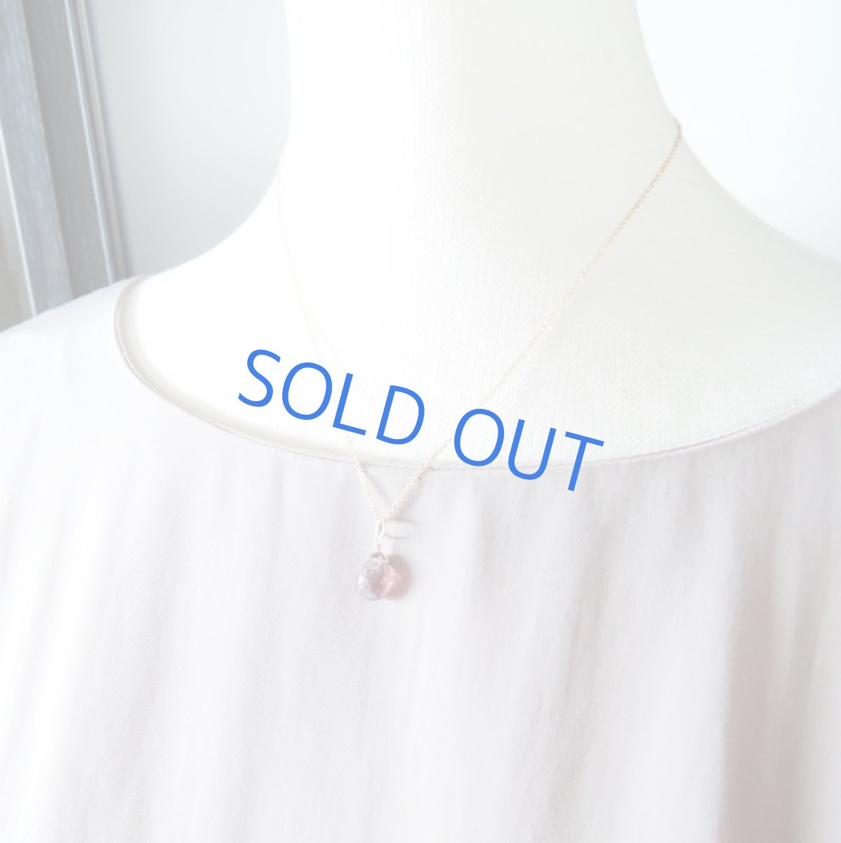 画像6: 【1点もの・レッドブラックD】AAAエレスチャルクォーツ ペアシェイプ 14kgfチェーンネックレス  (6)