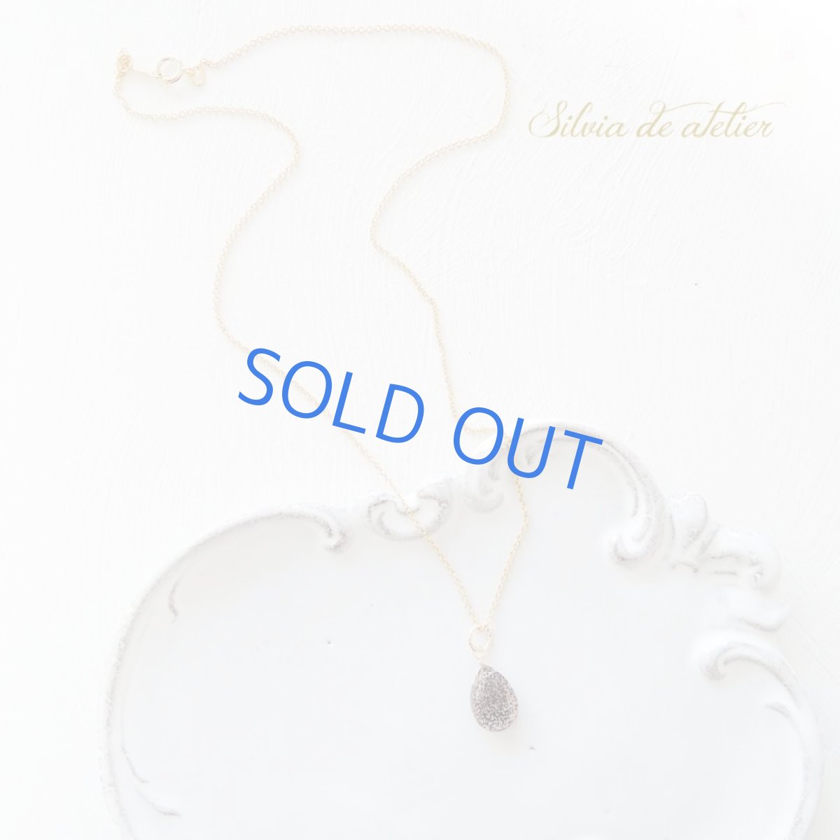 画像3: 【1点もの・レッドブラックD】AAAエレスチャルクォーツ ペアシェイプ 14kgfチェーンネックレス  (3)