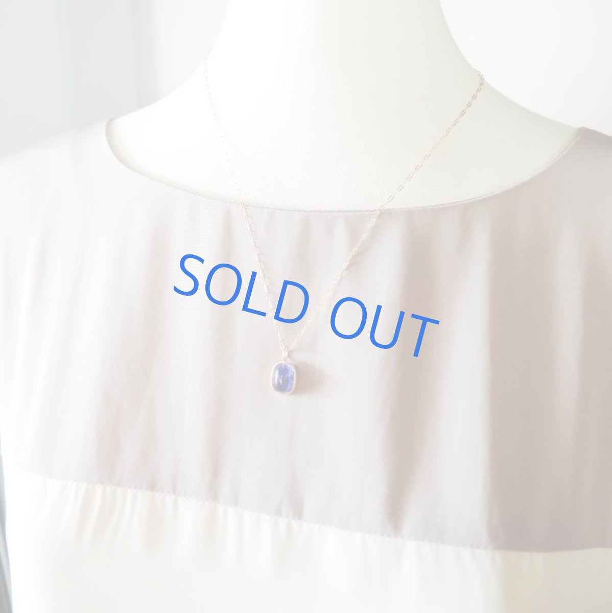 画像9: 【1点もの・マットフレームC】4Aランク タンザナイト レクタングル型 14kgfネックレス約50cm (9)