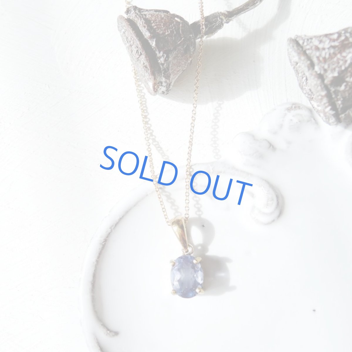 画像4: 【1点もの・A】AAA 宝石質 カラーチェンジ ブルーフローライト オーバルジェム 14kgf約40cmネックレス (4)