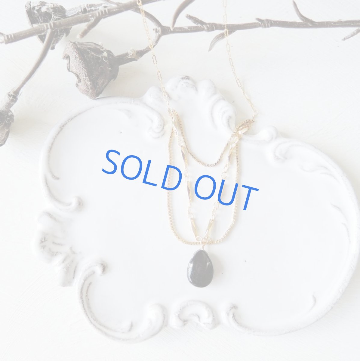 画像4: 1点もの ゴールデンオブシディアン フロント多連 ミディアムネックレス (4)