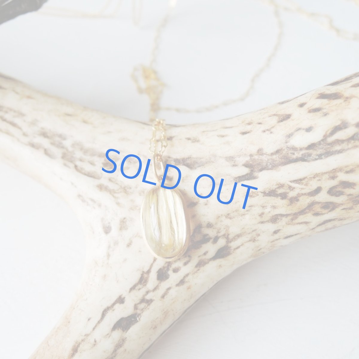 画像6: 1点もの　ブラジル産タイチンルチルクォーツ　フレームペンダント　14kgf約50cmネックレス (6)