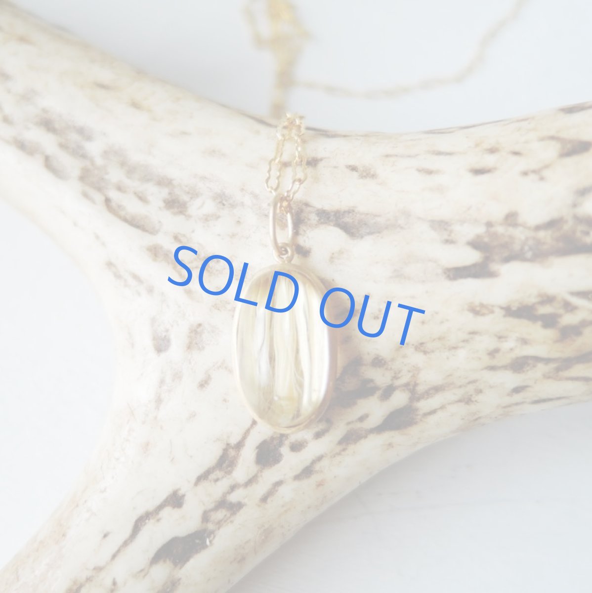 画像3: 1点もの　ブラジル産タイチンルチルクォーツ　フレームペンダント　14kgf約50cmネックレス (3)