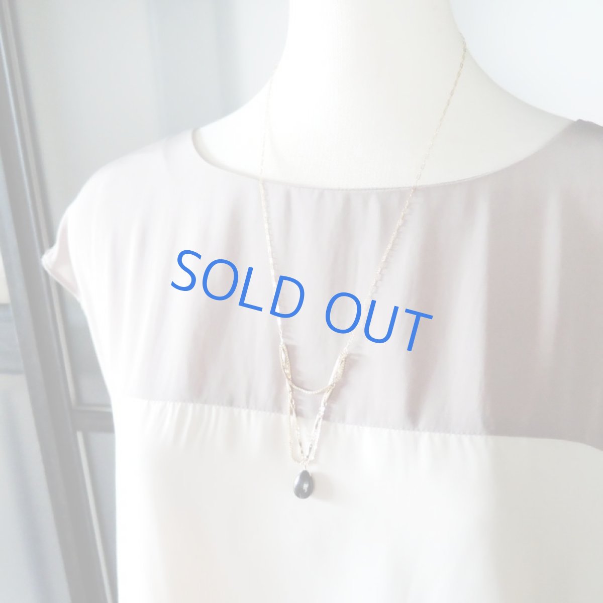 画像5: 1点もの ゴールデンオブシディアン フロント多連 ミディアムネックレス (5)