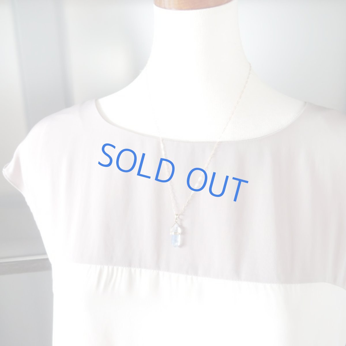 画像6: 【1点もの・A】デュモルチェライトインクォーツ 結晶体 ペンダント 約50cm14kgfネックレス (6)