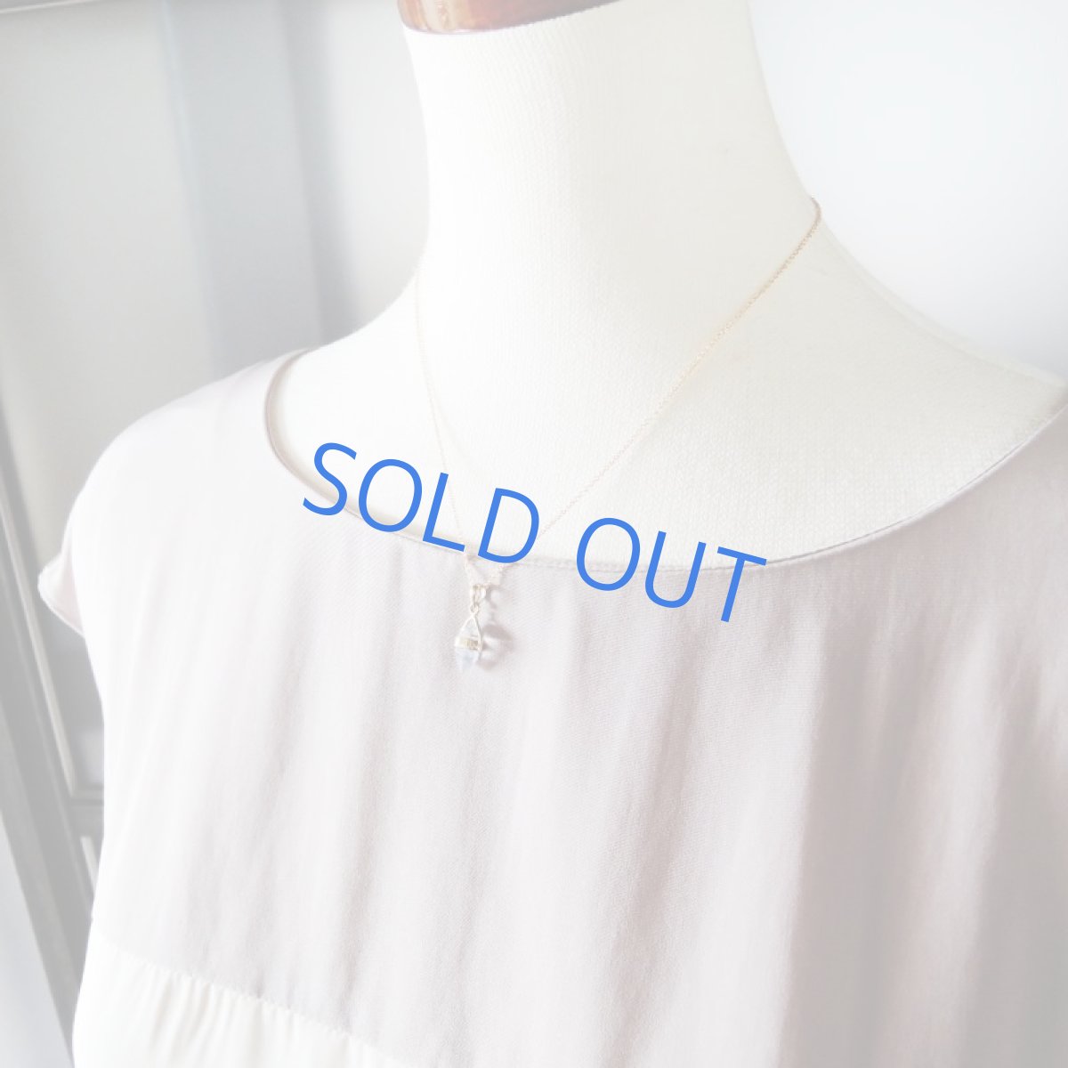 画像6: 【1点もの・B】デュモルチェライトインクォーツ 結晶体 ペンダント 約40cm14kgfネックレス (6)