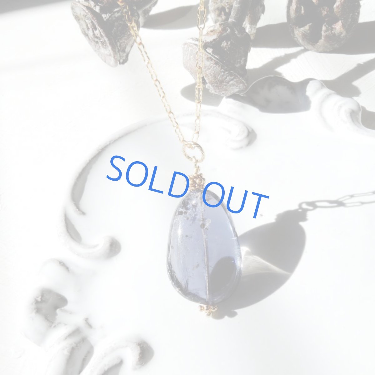 画像9: 【各1点もの・SELECT】大粒 タンブル アイオライト 約50cm14kgfネックレス (9)