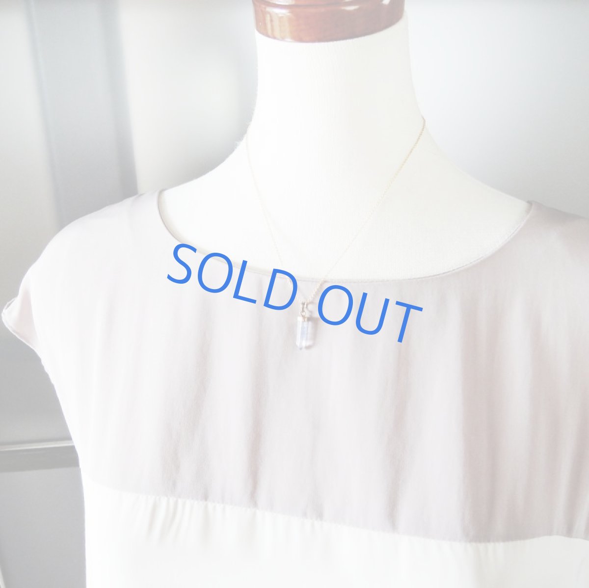 画像7: 【1点もの・C】デュモルチェライトインクォーツ　結晶体　ペンダント　約40cm14kgfネックレス (7)