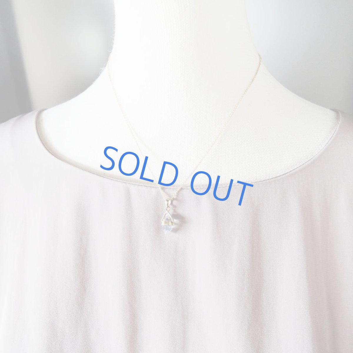 画像5: 【1点もの・B】デュモルチェライトインクォーツ 結晶体 ペンダント 約40cm14kgfネックレス (5)