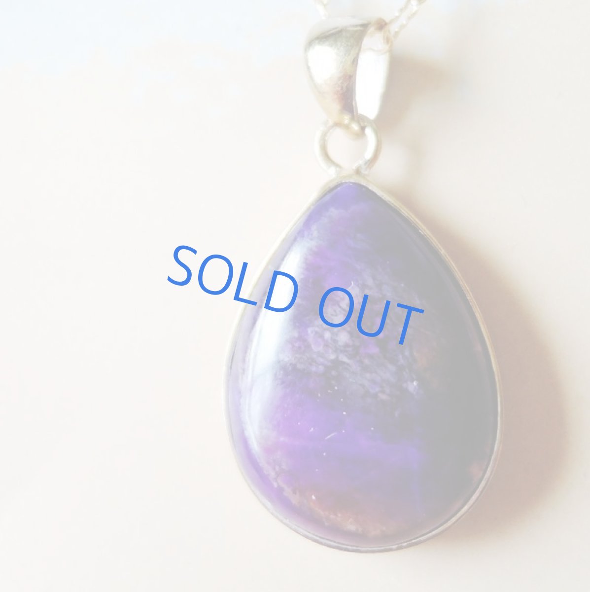 画像3: 【1点もの・A】スギライトAAA 大粒フレームペンダント 約50cm14kgfネックレス (3)