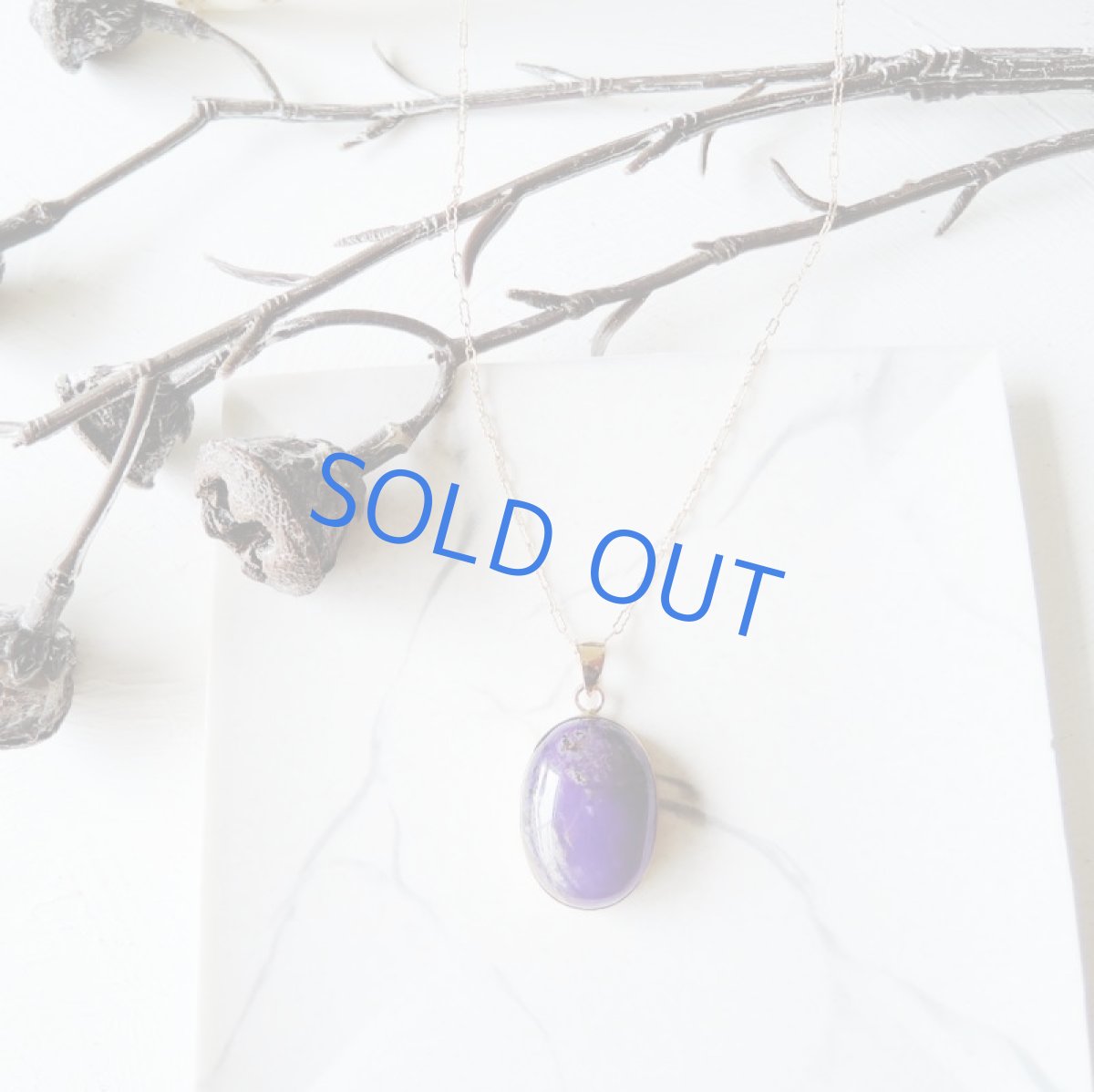 画像5: 【1点もの・Bオーバル】スギライトAAA 大粒フレームペンダント 約50cm14kgfネックレス (5)