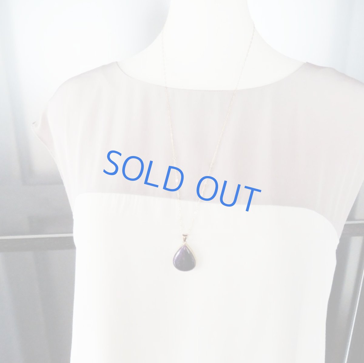 画像7: 【1点もの・D超大粒】スギライトAAA 大粒フレームペンダント 約50cm14kgfネックレス (7)